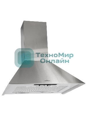 Вытяжка каминная Elikor Silver Storm 60Н-650-П3Л серебристый, 60 см, 650 куб. м/ч, 56 дБ