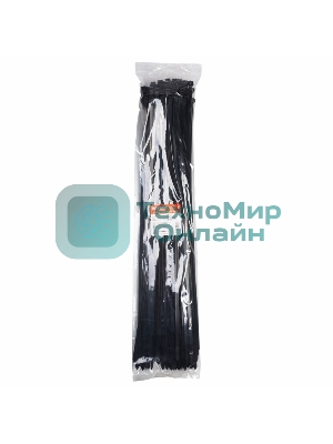 Хомут-стяжка кабельная нейлоновая Rexant 700 x9,0 мм, черная, упаковка 100 шт. 07-0701-9