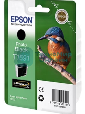 Картридж струйный Epson C13T15914010 фото черный (850 стр) для Epson St Ph R2000
