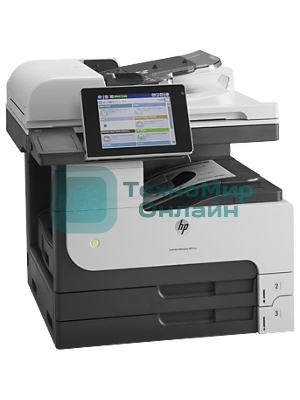 МФУ лазерное HP LaserJet Enterprise MFP M725dn (CF066A), A3, ч/б, печ. до 41 стр/мин., скан. до 50 стр/мин., 1200 x 1200 dpi (печать) 600x600dpi (скан.), USB, RJ-45, Air Print