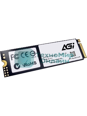 Накопитель SSD AGI AGI1T0G43AI818, 1Tb, PCIe 4.0 x4, M.2 2280, NVMe, R/W 4700/2800