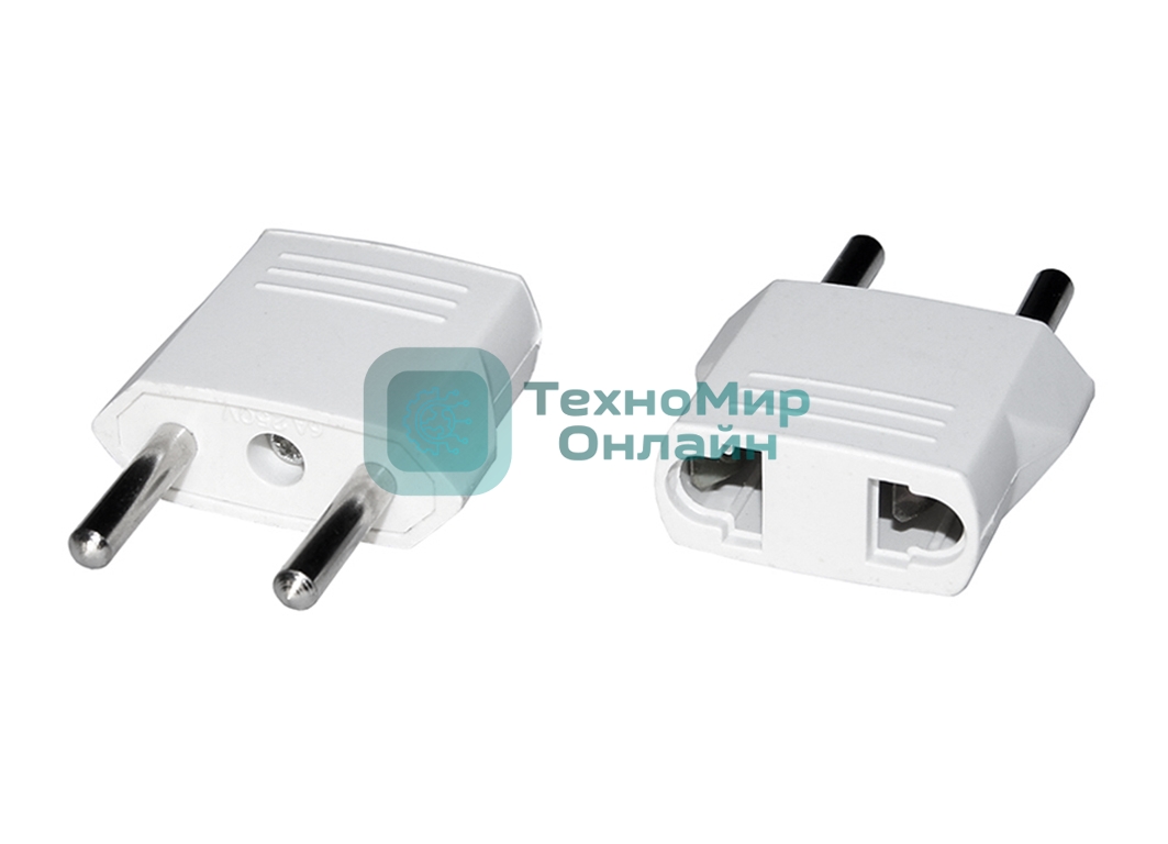 Сетевой переходник ЕВРО-1 белый