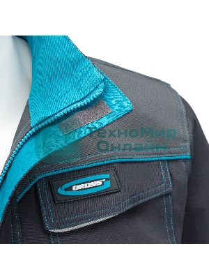 Куртка профессиональная рабочая, 97% хлопок 3% спандекс, M Gross