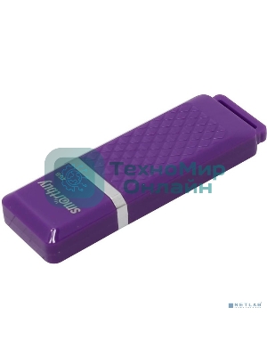 Флешка USB Smartbuy Quartz violet (SB4GbQZ-V), 4Gb, USB 2.0, R/W 20/10, фиолетовый