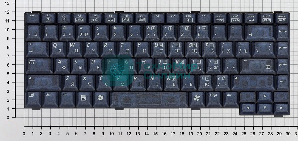 Клавиатура для ноутбука Toshiba Satellite M18 M19 M21 черная