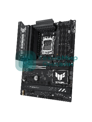 Материнская плата ASUS TUF GAMING B850-PLUS WIFI, Socket AM5, AMD B850, 4xDDR5, 4xSATA, 3xM.2, 1xPCIe 5.0 x16, 1xPCIe 4.0 x16, 2xPCIe 4.0 x1, 1xHDMI, 1xDP, 1x 2.5Gb LAN, Wi-Fi 7, 3xUSB-A 10Gbps, 4xUSB-A 5Gbps, 1xUSB-C 20Gbps, 2xUSB-A 2.0, 5x3.5 мм, 7.1, ATX