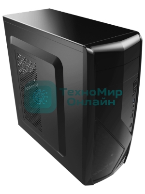 Компьютерный корпус Miditower Aerocool/Formula Cs-1102 черный ATX/micro ATX/mini ITX, USB 3.0 (без БП) 58133