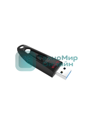 Флешка USB Sandisk CZ48 Ultra (SDCZ48-256G-U46), 256Gb, USB 3.0, R/W 130/30, черный