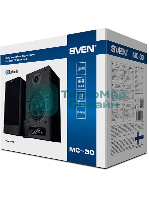 Акустическая система SVEN АС MC-30, черный (200 Вт, Bluetooth, пульт, Optical)