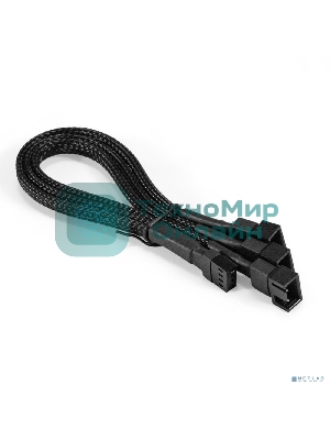 Разветвитель питания с 4pin материнской платы на 3 корпусных вентилятора ExeGate EX-CC-4p3xF-0.3 (4pin F/3x4pinM (2 из них-3-контактный, 1 из них-4-контактный), 0,3м)