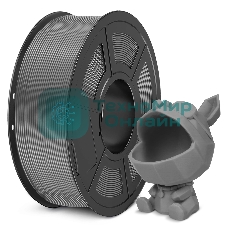 Филамент NVPrint PLA Meta Grey для 3D печати диаметр 1.75мм длина 330 метров масса 1 кг