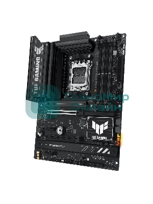 Материнская плата ASUS TUF GAMING B850-PLUS WIFI, Socket AM5, AMD B850, 4xDDR5, 4xSATA, 3xM.2, 1xPCIe 5.0 x16, 1xPCIe 4.0 x16, 2xPCIe 4.0 x1, 1xHDMI, 1xDP, 1x 2.5Gb LAN, Wi-Fi 7, 3xUSB-A 10Gbps, 4xUSB-A 5Gbps, 1xUSB-C 20Gbps, 2xUSB-A 2.0, 5x3.5 мм, 7.1, ATX