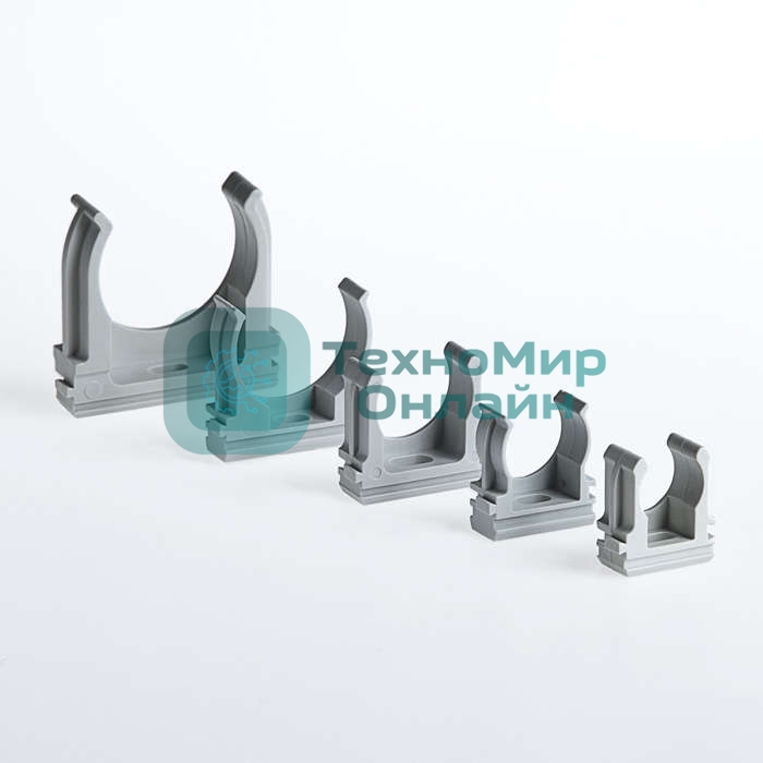 Клипса для трубы d25мм Рувинил К01125