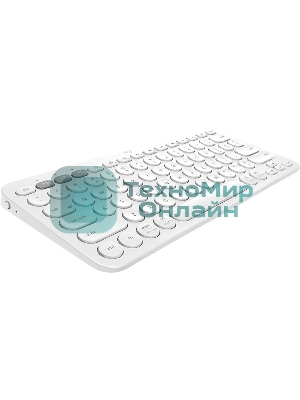 Клавиатура беспроводная Logitech K380, Bluetooth, белый