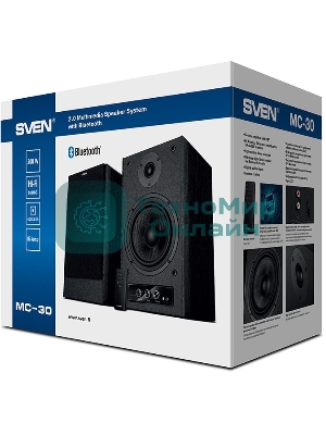 Акустическая система SVEN АС MC-30, черный (200 Вт, Bluetooth, пульт, Optical)