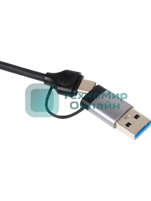 USB-концентратор TypeC+adapter-->USB3.0+2USB2,0+SD+TF, VCOM