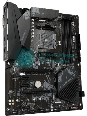 Материнская плата Gigabyte B550 GAMING X V2, AM4, AMD B550, 4xDDR4, 4xSATA, 2xM.2, 1xPCI-E 4.0 x16, 1xPCI-E 3.0 x2, 1xHDMI, 1xDVI-D, 1x 1Gb LAN, 1xUSB 3.2 Gen 2, 3xUSB 3.2 Gen 1, 2xUSB 2.0, 3x3.5 мм, 7.1, Standard-ATX