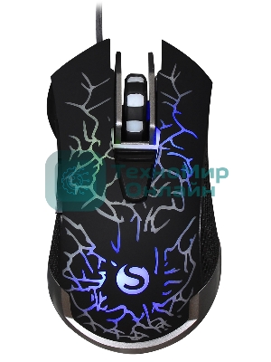 Мышь проводная SunWind SW-M705G черный, 3600 dpi, USB, кнопки - 6