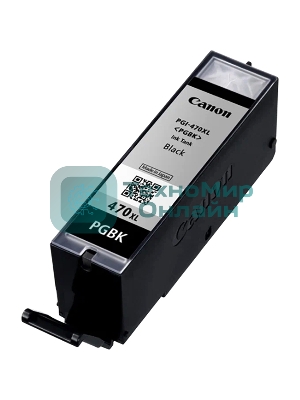 Картридж струйный Canon PGI-470PGbK XL (0321C001) черный (22 мл, 500 стр.) для Canon Pixma iP7240/MG5440/MG5740/MG6340/MG6840/MG7740/TS5040/TS6040/TS8040/TS9040