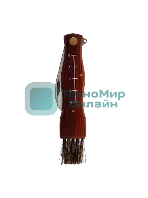 Нож грибника складной Palisad 145 мм, деревянная рукоятка