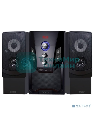 Акустическая система 2.1, 50W/BT/USB/SD/FM/ДУ Ginzzu GM-415