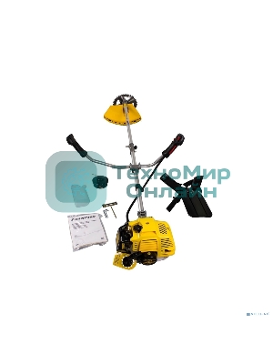 Газонокосилка Champion Т433 Мощность двигателя 1.25/1.7 кВт/л.с, Вес без режущей насадки 8,2 кг, Объем двигателя 42,7 см3, Объем топливного бака 950 мл, Максимальный расход топлива 610 г/кВт•ч/мл/ч, Тип рукоятки U-образная, штанга прямая Разъемная, Длина штанги 1493 мм, Толщина корда 2,4 мм, Нож, кол-во зубцов/диаметр/диаметр посадки 3/255/25,4, Ширина кошения кордом/ножом 400/255 мм, Обороты холостого хода 2800 об/мин. Единая упаковка.