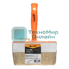 Кисть-ракля Sparta 50х140 мм, натуральная щетина, пластмассовый корпус, пластмассовая рукоятка