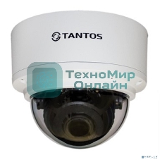 Уличная 2 мегапиксельная купольная антивандальная IP-камера Tantos TSi-Ve25VPA 2.8-12 мм
