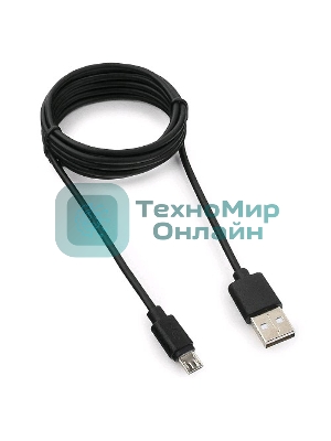 Кабель USB 2.0 Pro Гарнизон GCC-mUSB2-AMBM-1.8M, AM/microBM 5P, 1.8м, черный, пакет