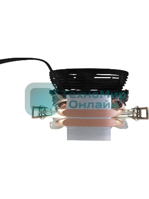 Кулер для процессора AeroCool/Formula Verkho 2 серебристый, 90 мм, алюминий/медь, 2000 об/мин, 25 дБ, 4 pin, 110 Вт, 125 мм