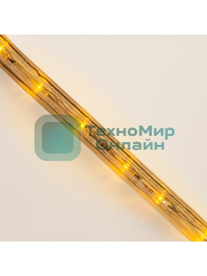 Дюралайт Neon-night LED, постоянное свечение (2W) - желтый, 36 LED/м, бухта 100м