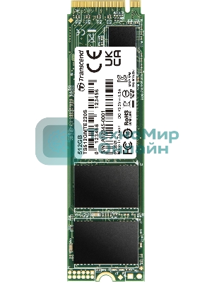 Накопитель SSD 512GB Transcend MTE220S, 3D TLC NAND, M.2, PCI-E 4x [ R/W - 2800/3500 MB/s]