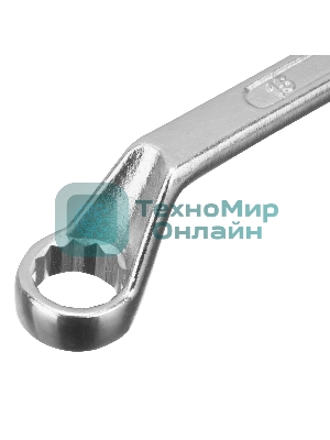 Ключ накидной коленчатый Sparta 14 х 15 мм, хромированный