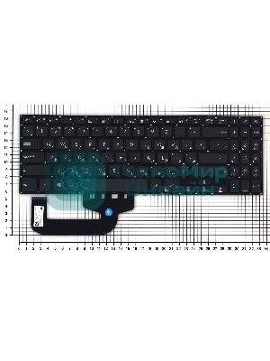 Клавиатура для ноутбука Asus X507 черная