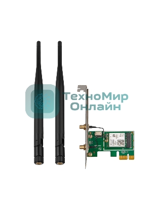 Сетевой адаптер Tenda E30 беспроводной двухдиапазонный PCI-e адаптер Wi-Fi 6 AX3000 c Bluetooth 5.0