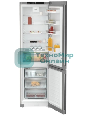 Холодильник Liebherr CNsfd 5703-22 001 Pure серебристый SteelFinish двухкамерный 266/94л морозилка снизу