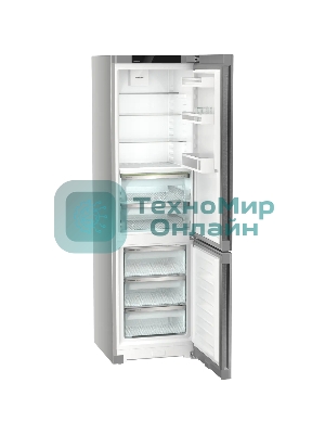 Холодильник Liebherr CBNsdc 573i-22 серебристый двухкамерный 266/94л морозилка снизу, No Frost