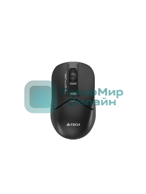 Мышь беспроводная A4Tech Fstyler FG12 черный, 1200 dpi, радиоканал, USB, кнопки - 3