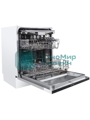 Встраиваемая посудомоечная машина HOMSair DW67M, черный, 59.8 см, 14 компл., 47 дБ, класс A++