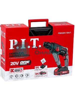 Перфоратор P.I.T. PBH20H-18A/1 патрон:SDS-plus уд.:1.4Дж аккум.