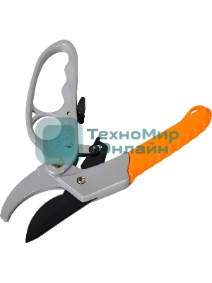 Секатор 200мм возвратная пружинахраповый механизмтефлоновое покр.металл.обрезинен.рукоятки Вихрь 73/7/3/3