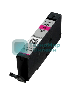 Картридж струйный Canon CLI-481 M 2099C001 пурпурный для Canon Pixma 6140/8140/8540