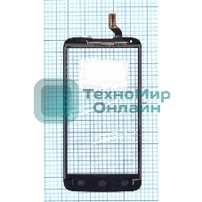 Сенсорное стекло (тачскрин) для Huawei Ascend G710, черное