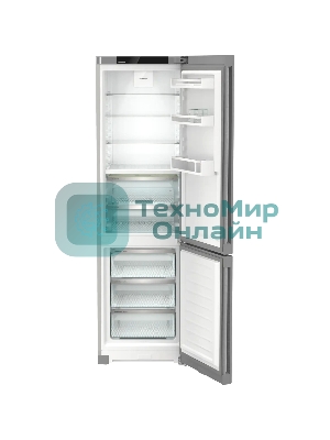 Холодильник Liebherr CBNsdc 573i-22 серебристый двухкамерный 266/94л морозилка снизу, No Frost