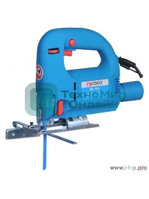 Лобзик электрический СОЮЗ ЛБС-4065, 650Вт, 70/8мм (дер/мет) 3с, рег. част, подключ. к пылесосу ЛБС-4065