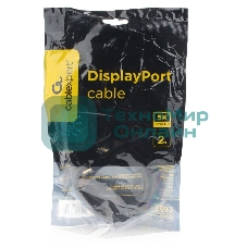 Кабель DisplayPort Cablexpert CC-DP3-2M, v1.3, 2м, 20M/20M, черный, экран, пакет