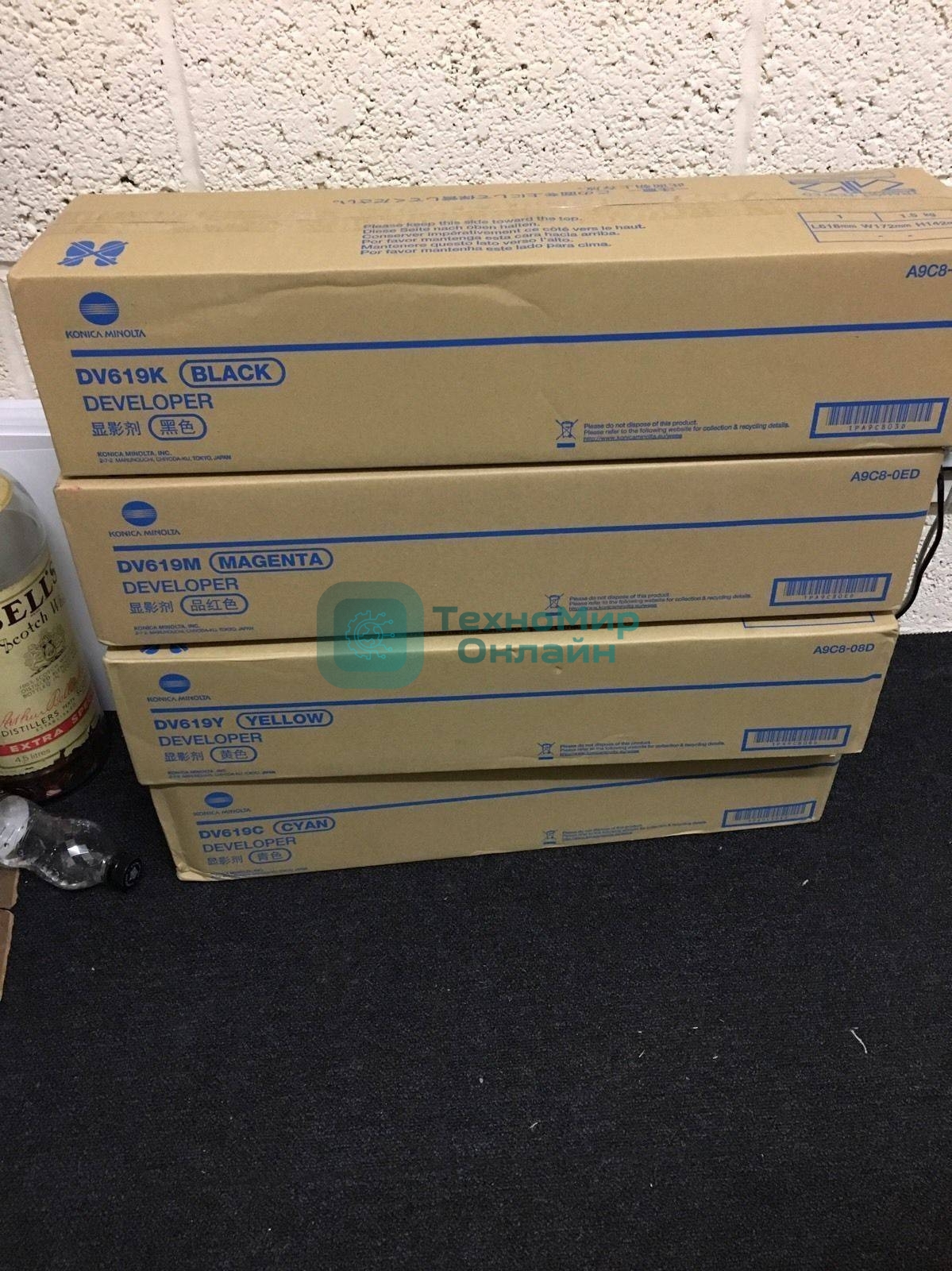 Блок проявки Konica-Minolta bizhub 458/558/C458/C558/C658 черный DV-619K