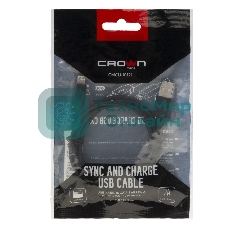 Кабель Crown USB - Lightning CMCU-1012L черный