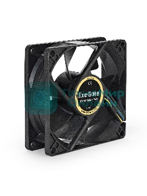 Вентилятор для корпуса ExeGate EX08025B4P-PWM черный, 80 мм, 2300 об/мин, 23 дБ, 4 pin