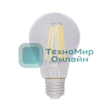Лампа светодиодная филаментная Rexant Груша A60 13.5 Вт 1600 Лм 2700K E27 прозрачная колба